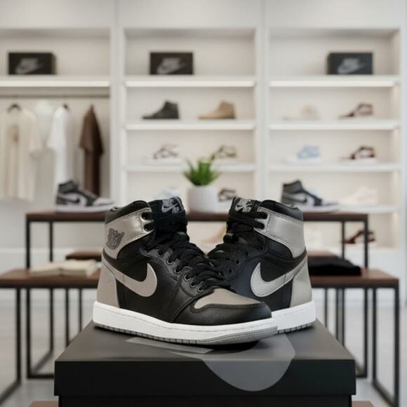 Nike Air Jordan 1 Retro High OG Satin Shadow Women’s 7.5 fits Youth 6Y NIB - Picture 1 of 13